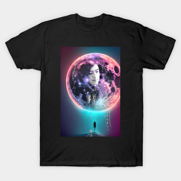 The Music Man in the Moon - James Patrick Page T-Shirt by Whole Lotta Pixels